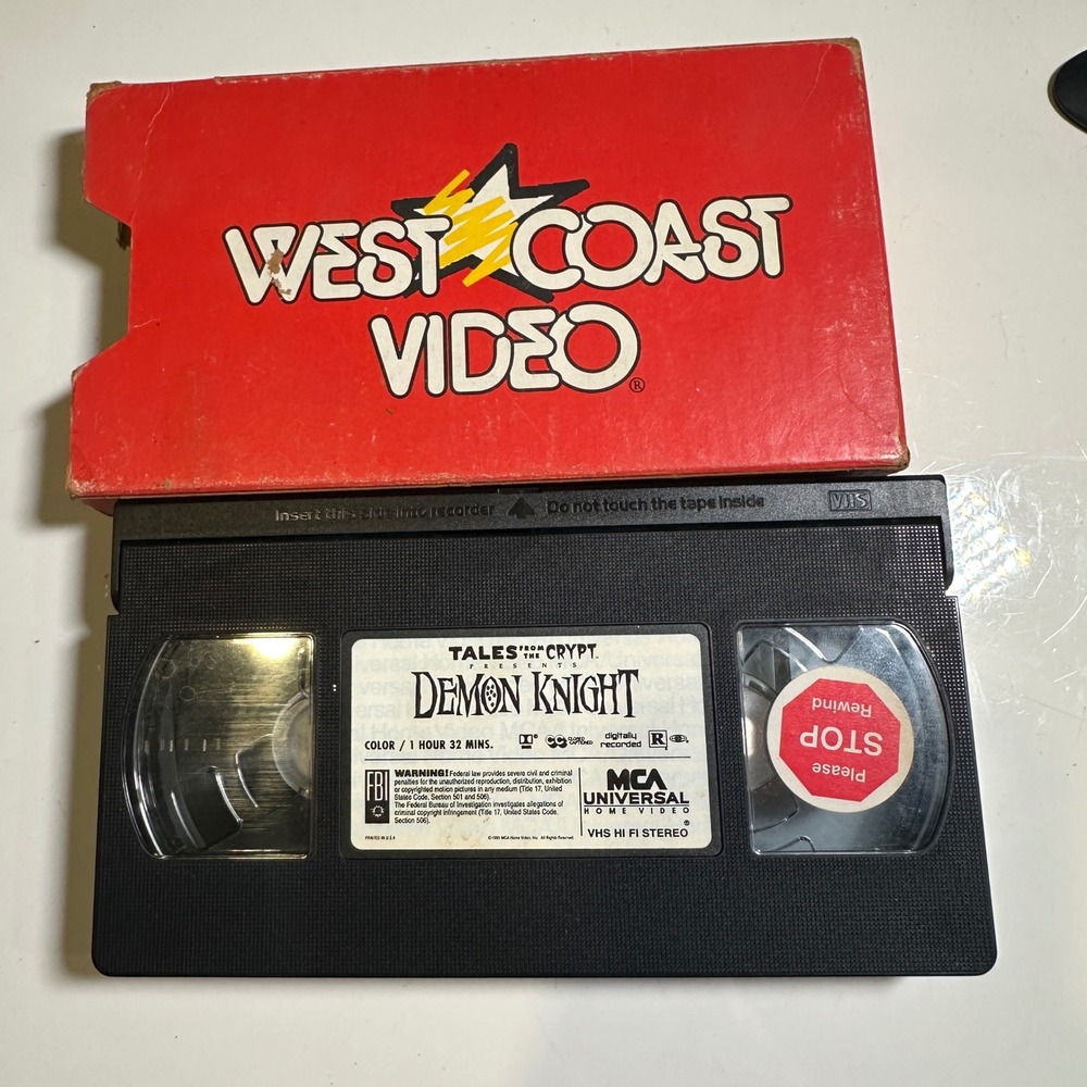 Tales From The Crypt: Demon Knight VHS 1995 MCA Universal Home Video Tape Rental